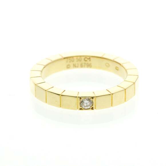 Cartier Jewelry - CARTIER 18k Gold Diamond Lanier Ring